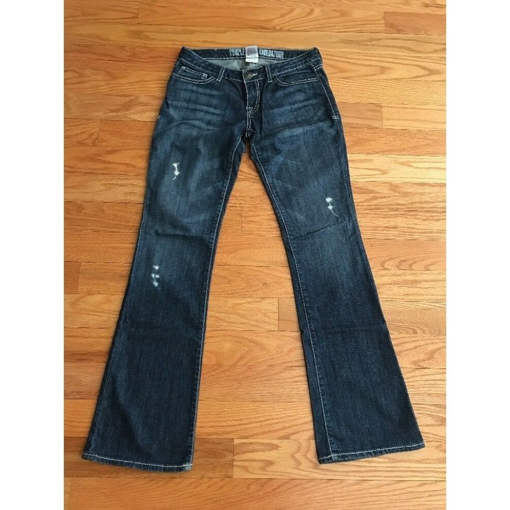 People's Liberation Tanya Low Bootcut Star Pocket